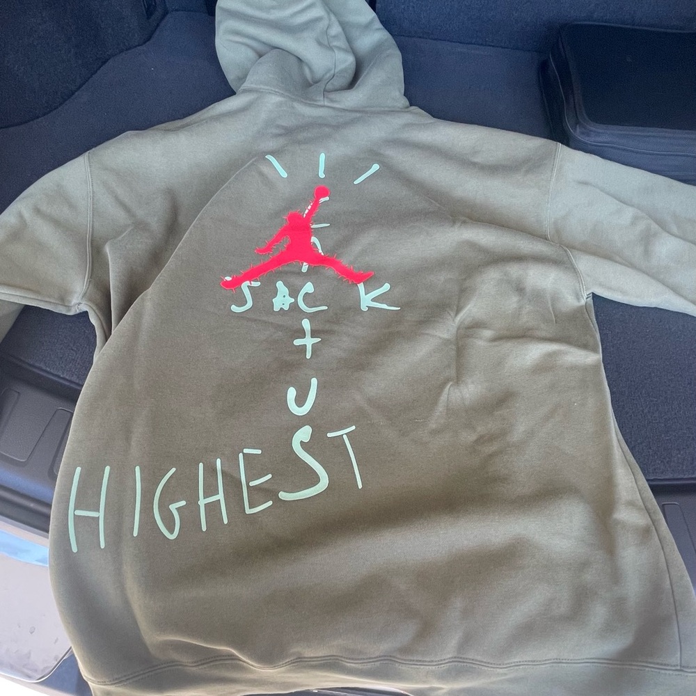Nike Cactus Jack Olive Hoodie - Picture 4 of 5